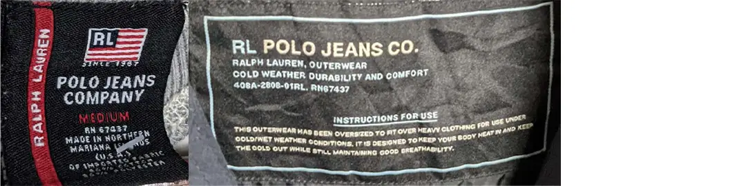 2000s Polo Jeans Ralph Lauren tags