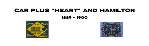 1889 - 1900 Car plus Heart logo