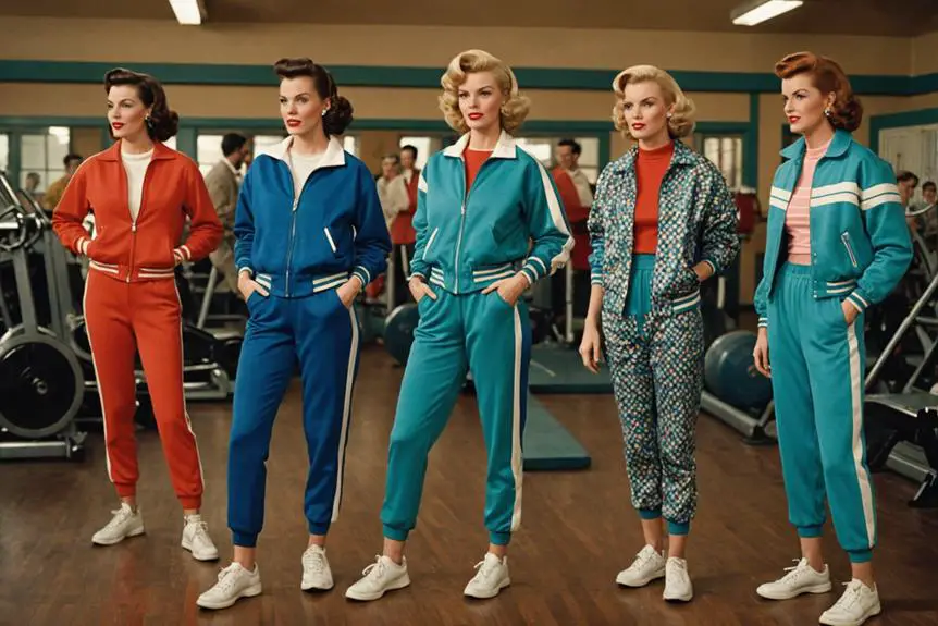 Women’s Tracksuits in the 1950s