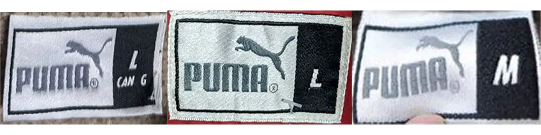 1990s to 2000s Puma tags