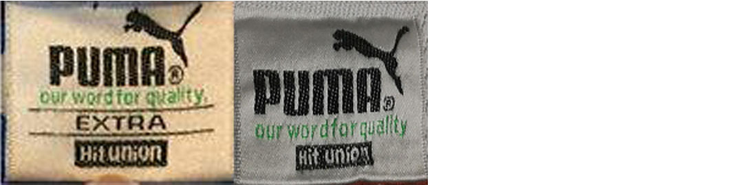 1990s Puma tags
