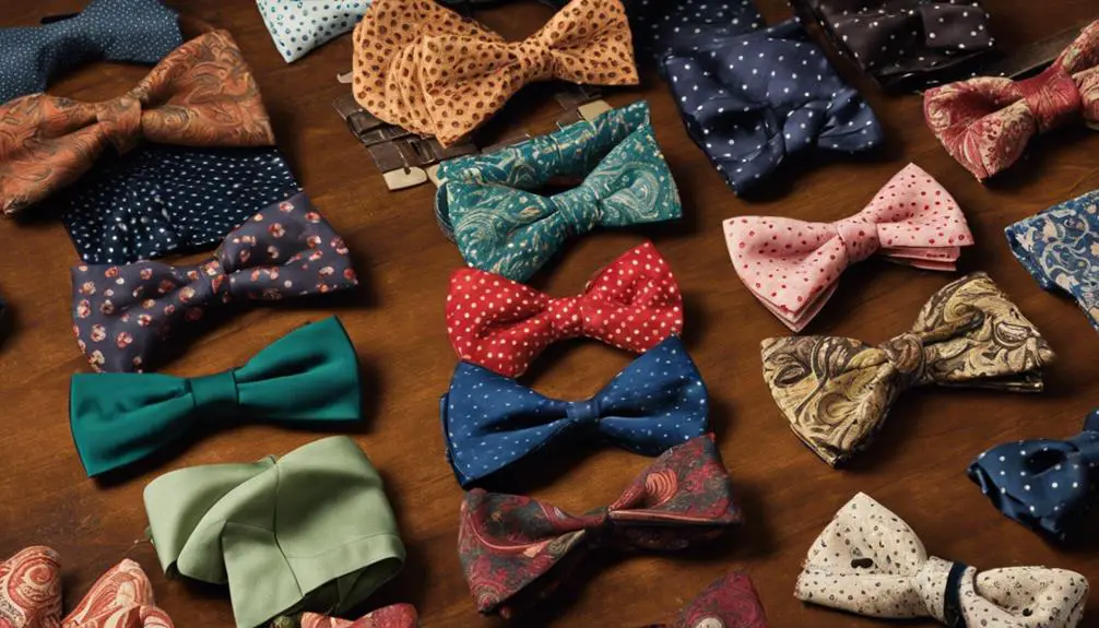diverse bow tie styles