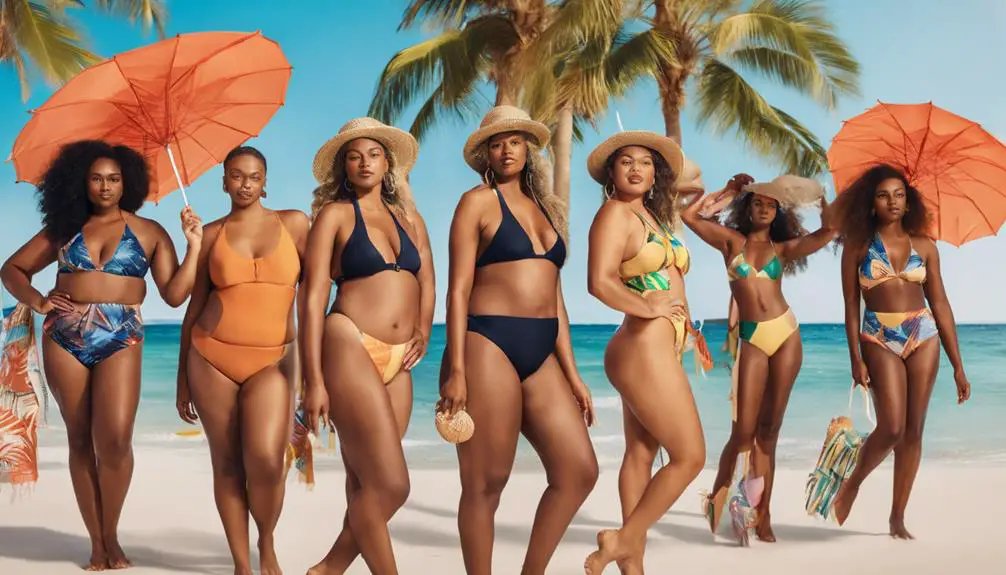 diverse swimwear size options