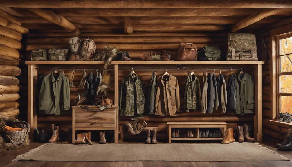 efficient hunting gear organization