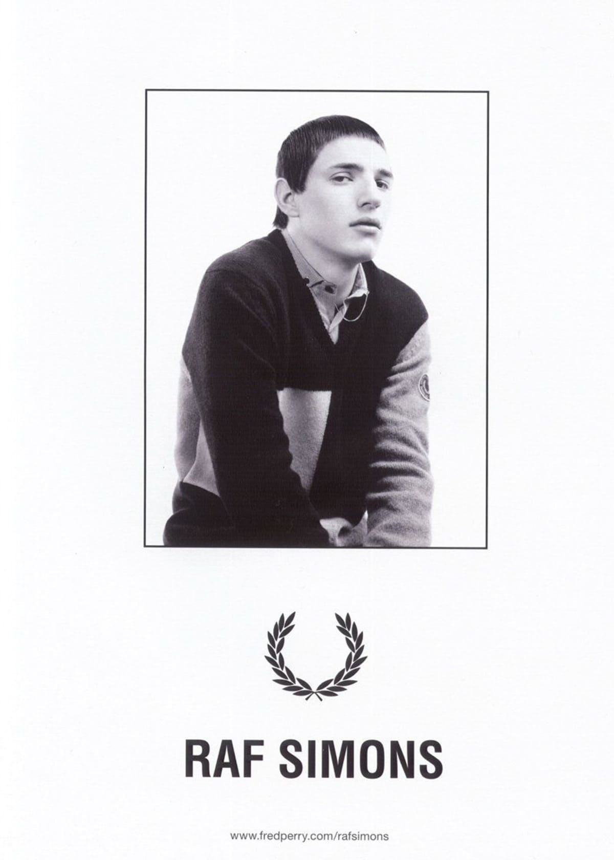 Fred Perry x Raf Simons Collab Advert