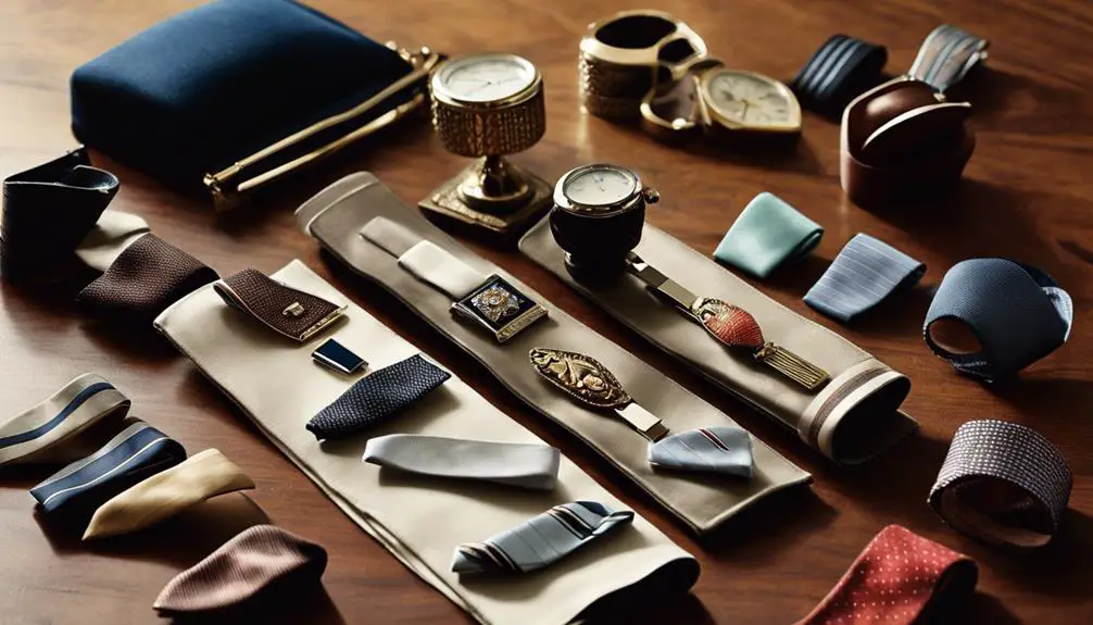 history of tie clips
