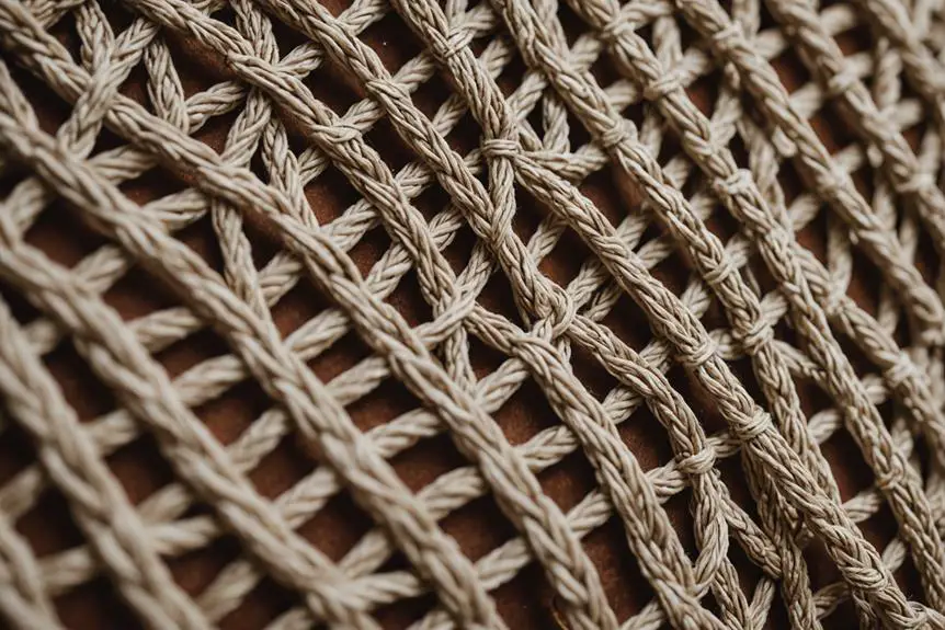 identifying macram fabric techniques