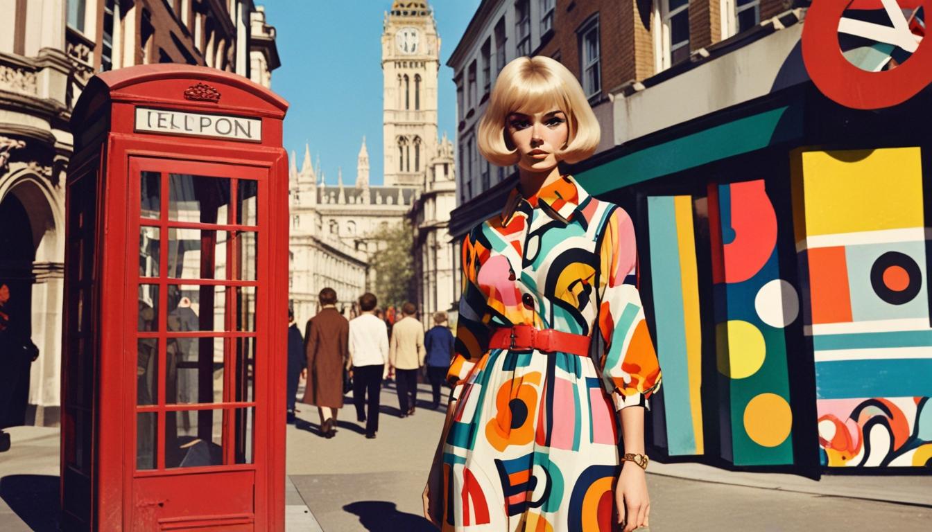 Pattie Boyd makes a stunning return to modeling in 1960s London