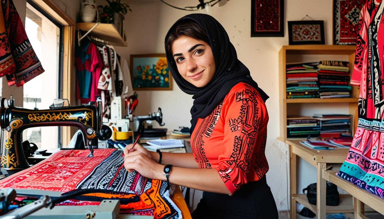 A Palestinian entrepreneur’s journey of hope through fashion