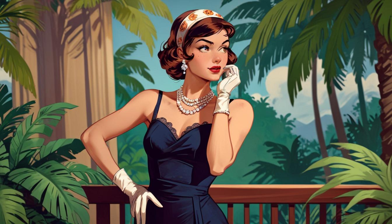 Greta Gardner: The Croatian influencer bringing retro glamour to social media