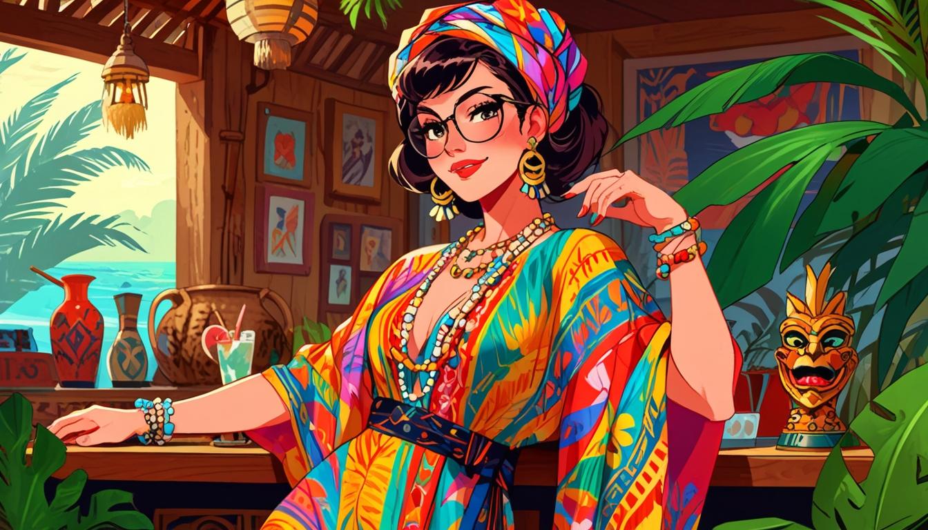 Mrs. Roper’s retro style inspires a vibrant fashion trend