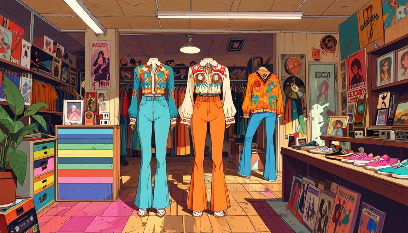 Birgit Haindl preserves 1970s fashion at her vintage shop in Vienna