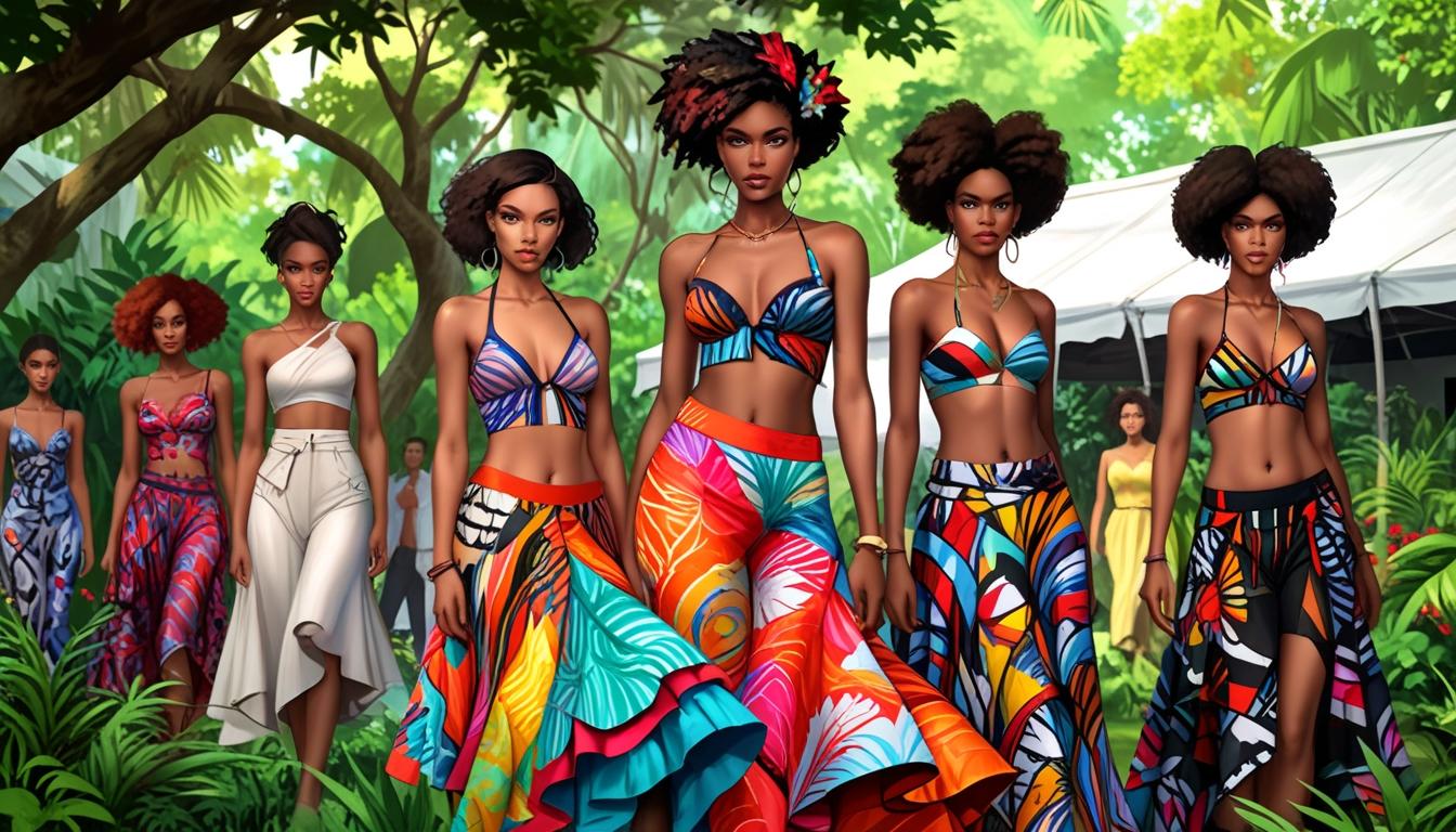Trinidadian designers showcase sustainable fashion at World Fashion Recycling Day