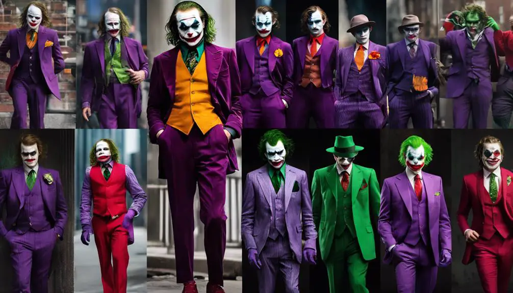 joker costume variations explained