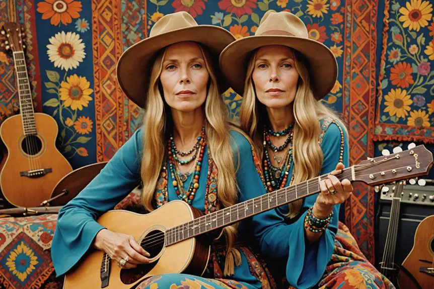 joni mitchell s stylish fashion evolution