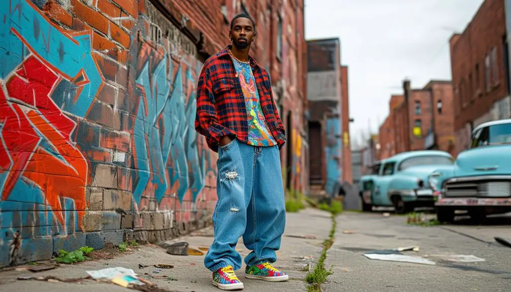 nostalgic 1990s denim style