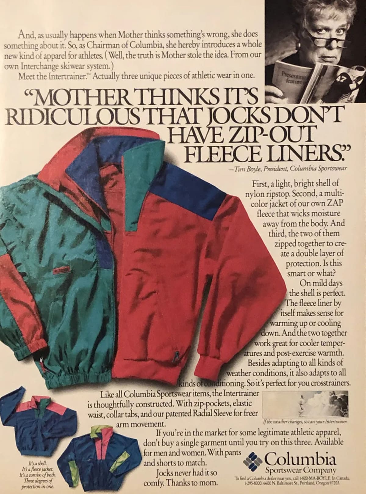 Old Columbia Advert