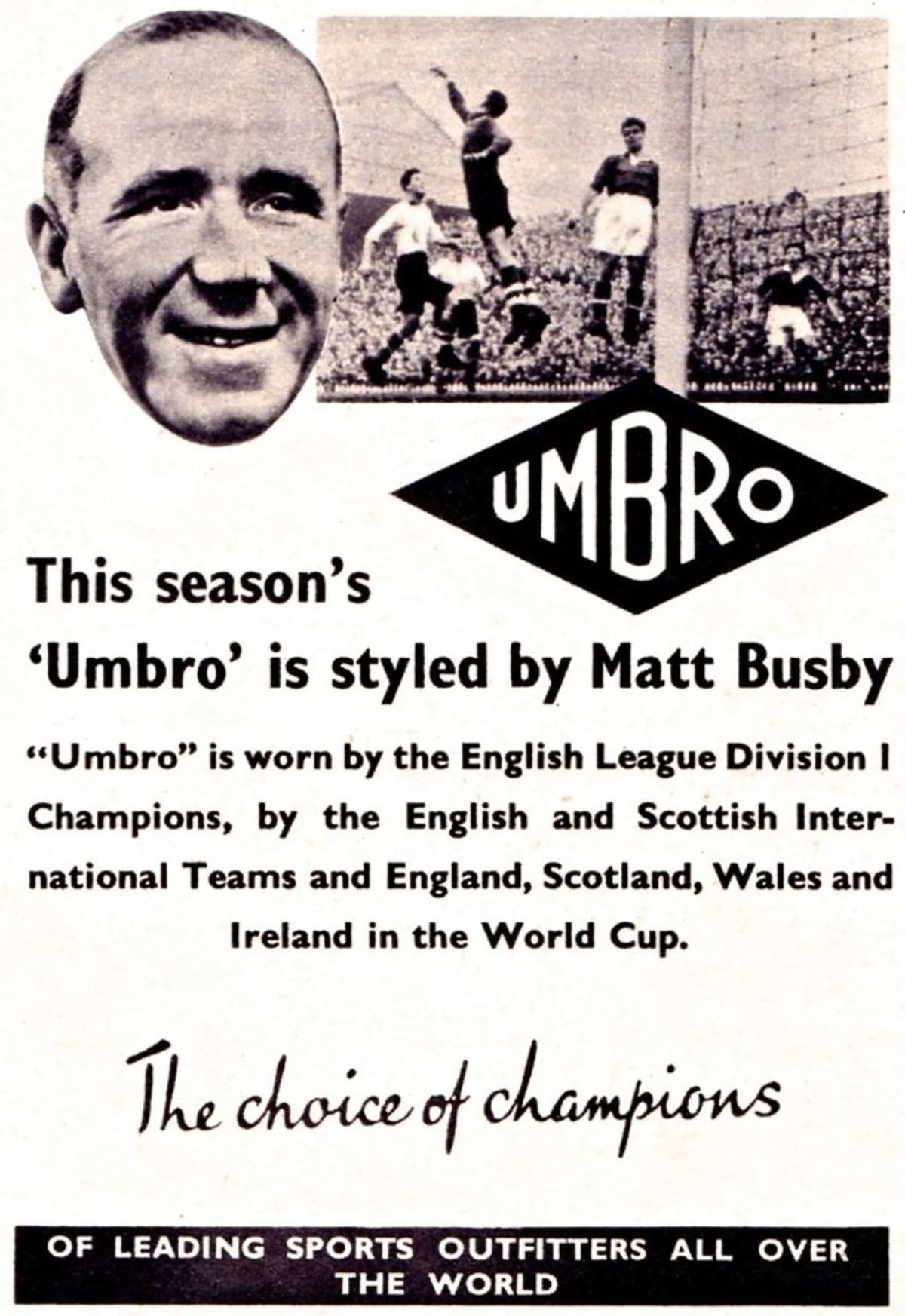 Old Umbro Advert