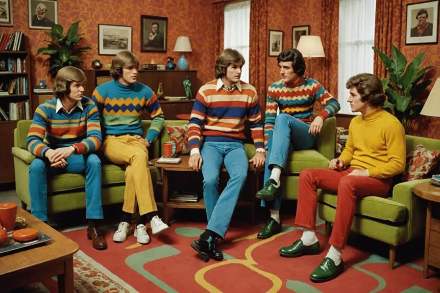retro 1970s men s jumpers