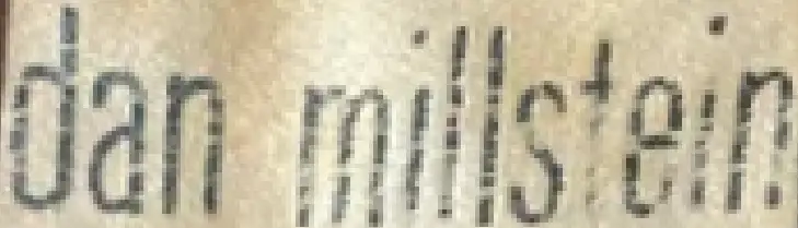 1940s Dan Millstein logo