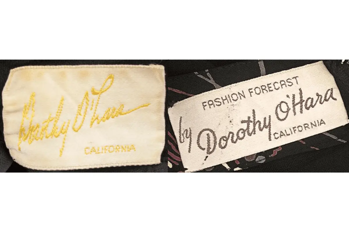 1940s Dorothy O'Hara tags