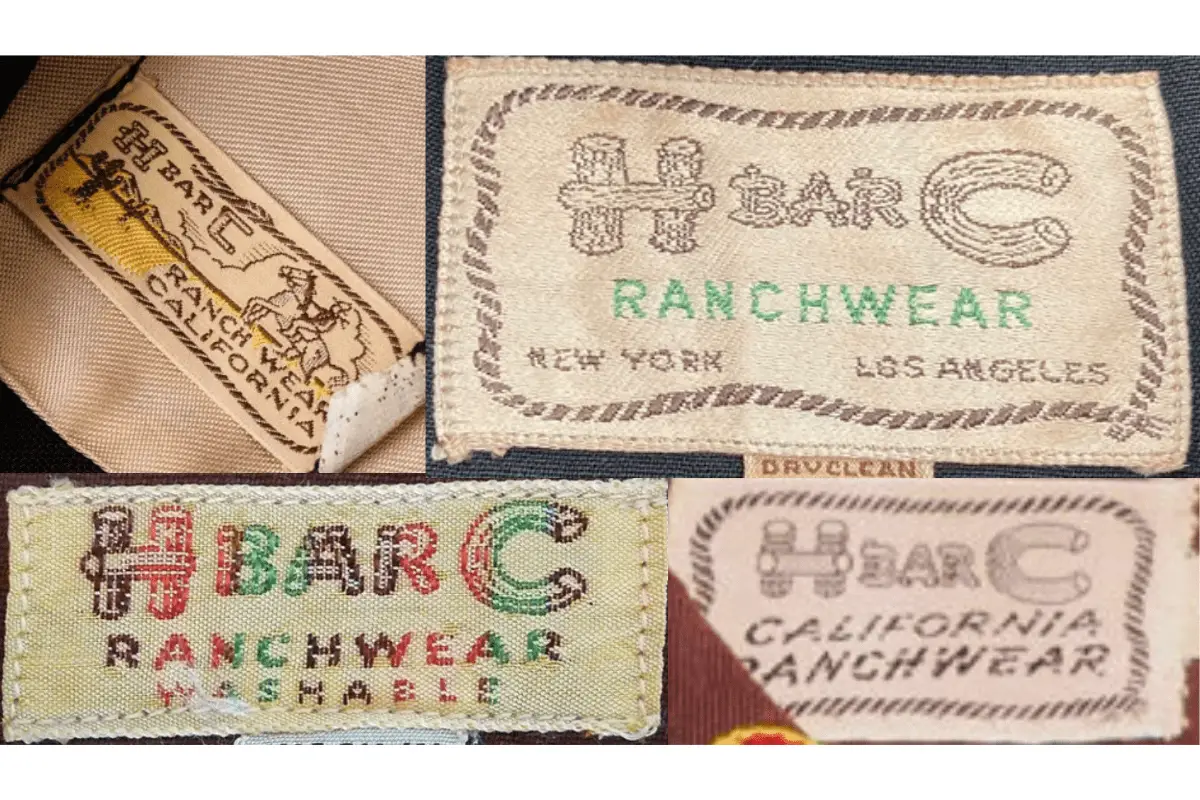 1940s H Bar C tags