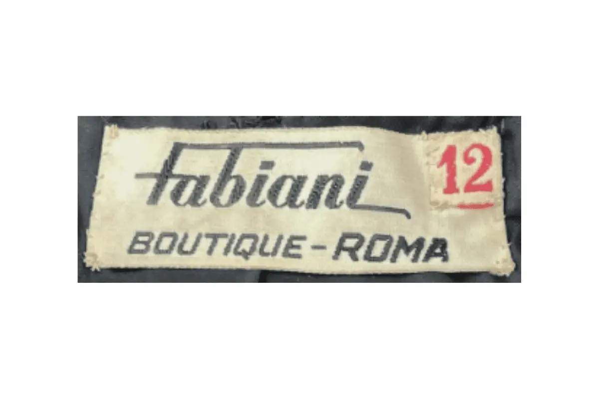 1950s Fabiani tags