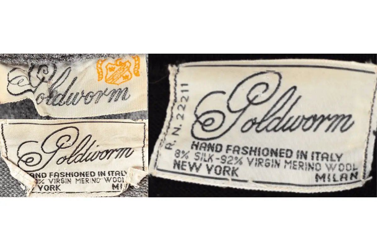 1950s Goldworm tags