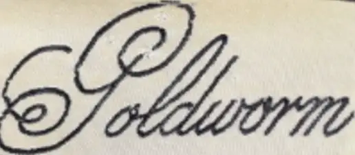 1950s to 1960s Goldworm logo