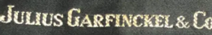 1950s to 1970s Garfinckels logo