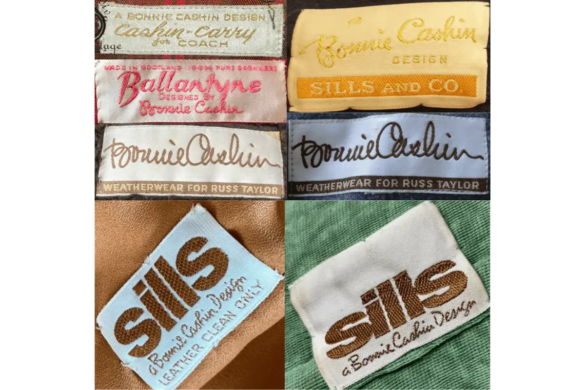 1960s Bonnie Cashin tags