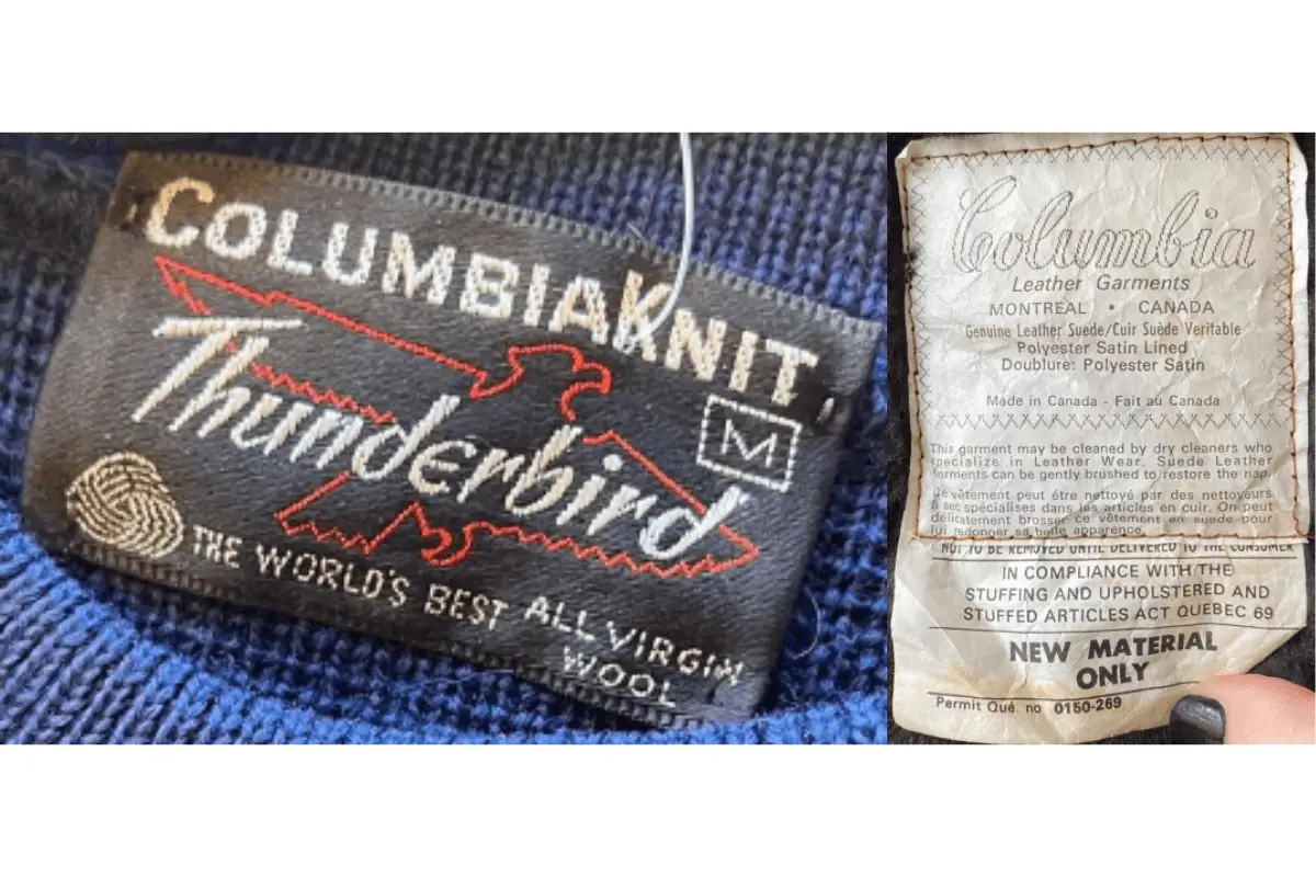 1960s Columbia tags