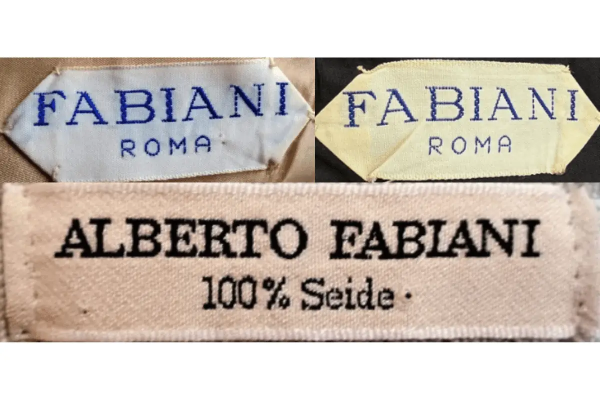 1960s Fabiani tags