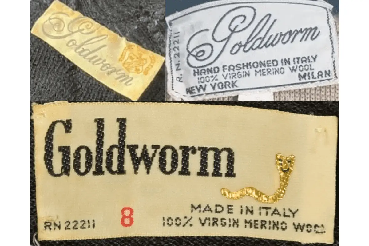 1960s Goldworm tags