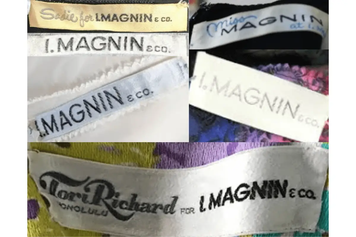 1960s I Magnin tags