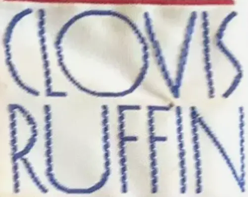 1970s Clovis Ruffin logo