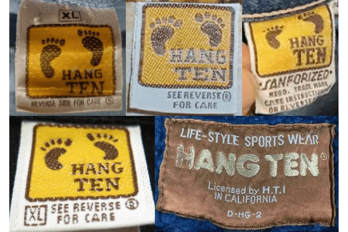 1970s Hang Ten tags