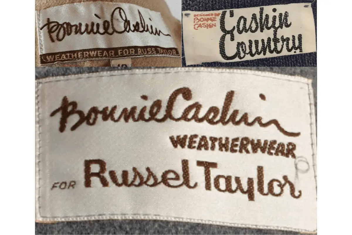 1980s Bonnie Cashin tags