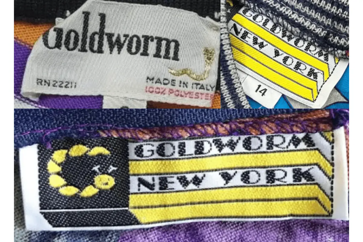 1980s Goldworm tags