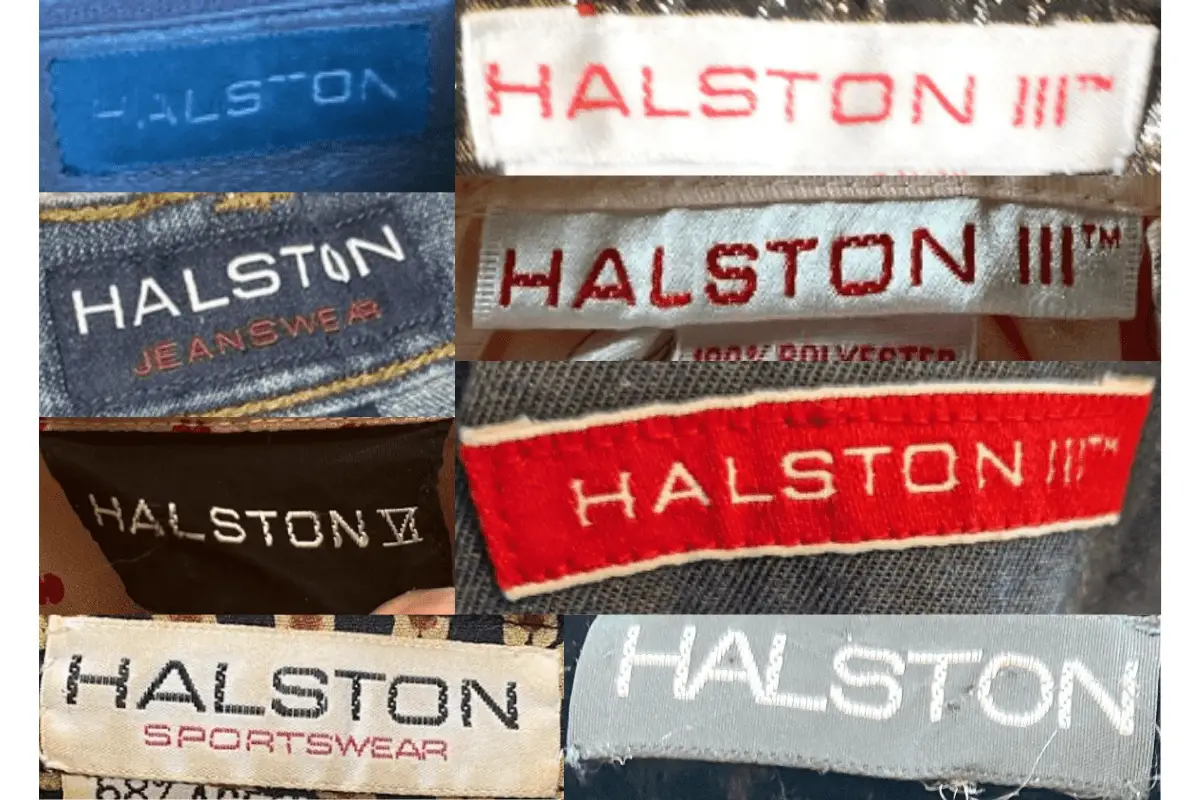 1980s Halston tags