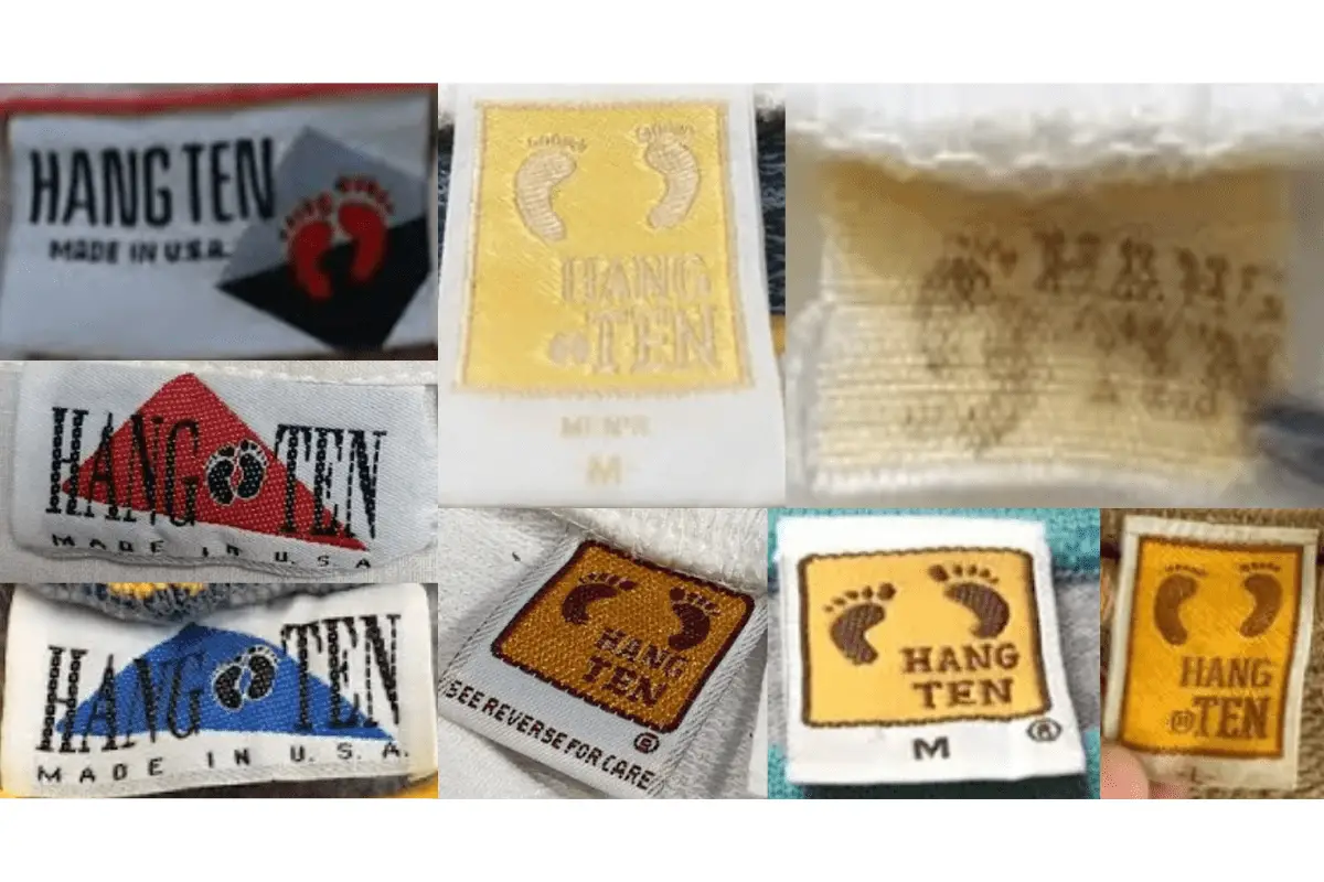 1980s Hang Ten tags