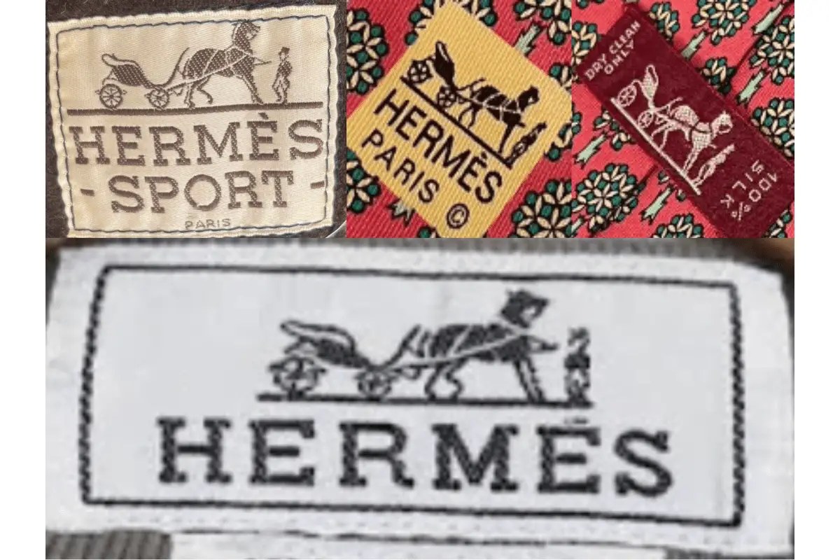 1980s Hermes tags