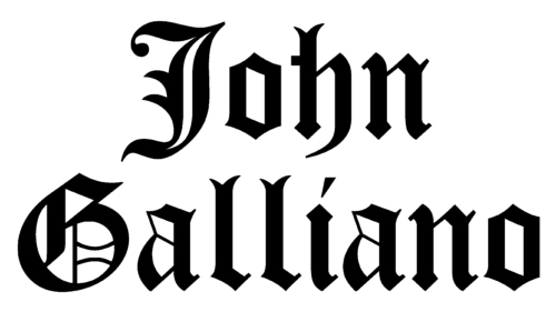 1984 to 2011 John Galliano logo