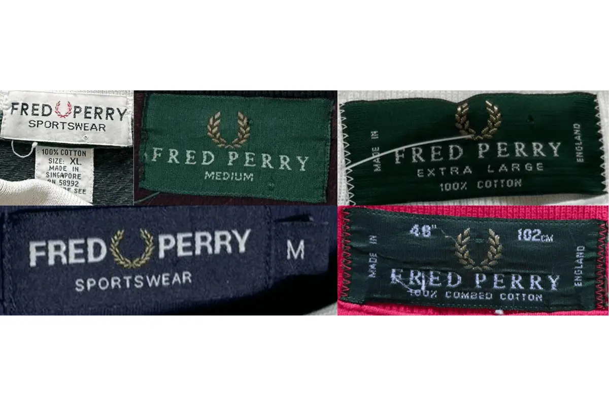 1990s Fred Perry tags
