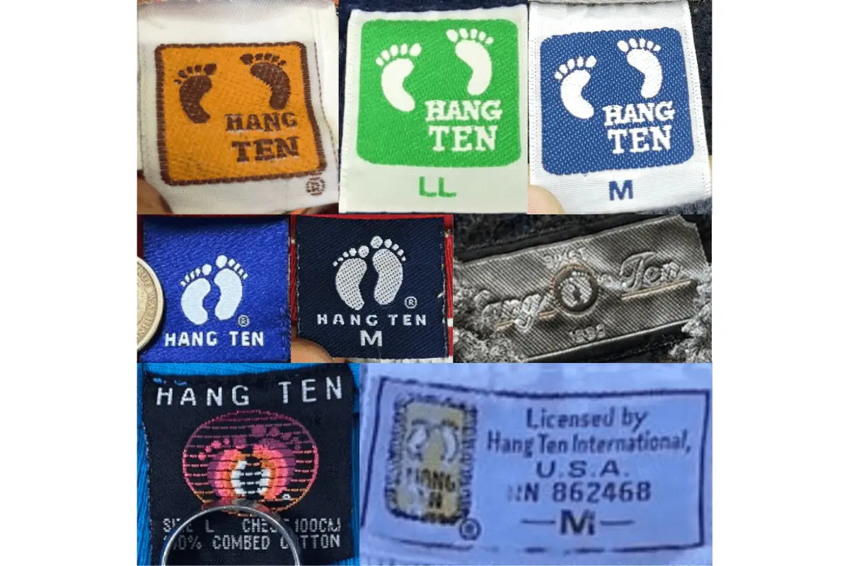 1990s Hang Ten tags