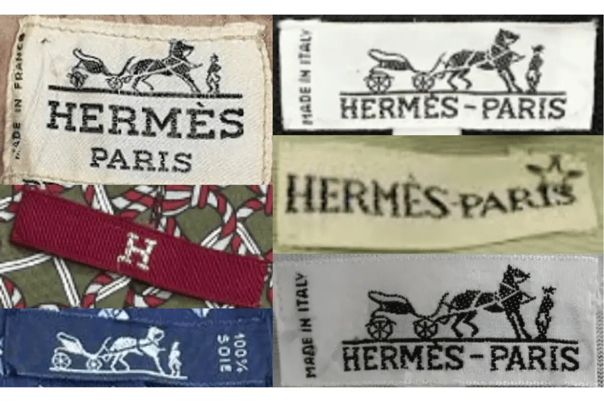 1990s Hermes tags