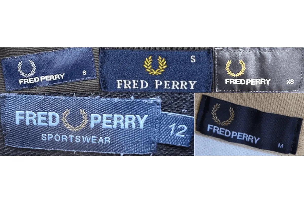 2000s Fred Perry tags