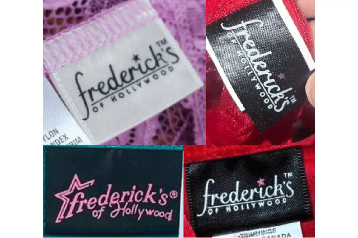 2000s Fredericks of Hollywood tags