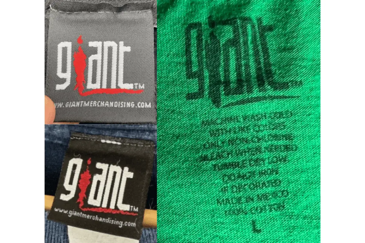 2000s Giant tags