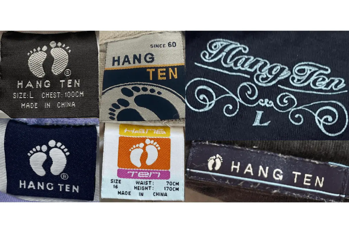 2000s Hang Ten tags